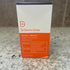 Dr. Dennis Gross Retinol + Ferulic Triple Correction Eye Serum .5 oz NIB